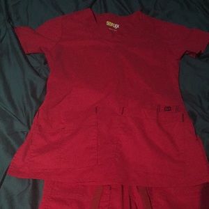 Wink Red Scrubs